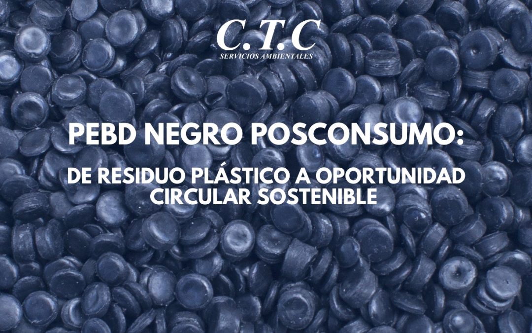 PEBD Negro Posconsumo: de residuo plástico a oportunidad circular sostenible♻️
