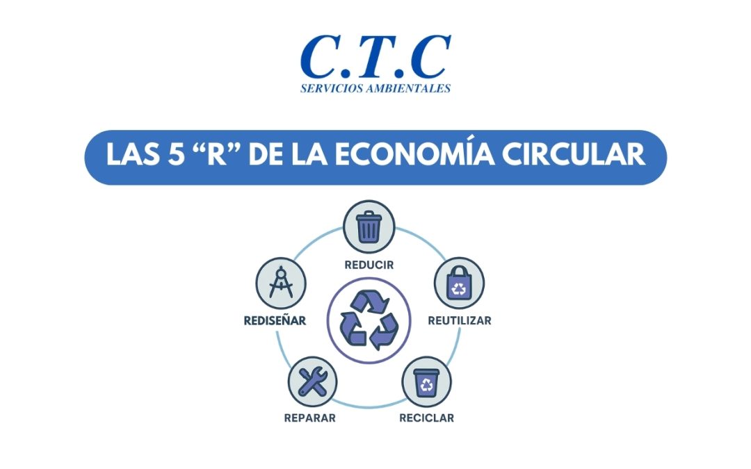 Las 5 «R» de la Economía Circular: el futuro de la gestión sostenible de residuos